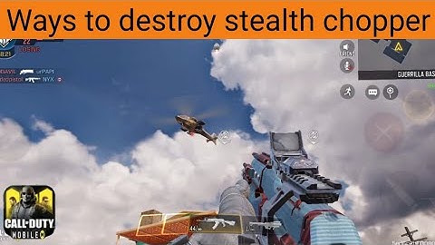 NEW"HOW TO DESTROY STEALTH CHOPPER GAME MODE in CALL OF DUTY MOBILE!! SEASON 13 |Helioza