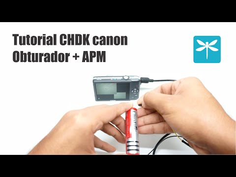 Tutorial CHDK Canon: como configurar obturación remota con ardupilot APM