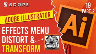 Illustrator Distort & Transform Tutorial in Hindi - Adobe Illustrator Effects || Illustrator Part 2