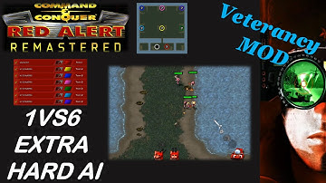 /Command & Conquer Red Alert Remastered/ (Skirmish) 1VS6 EXTRA HARD AI  I 2v6 Training Map 01 I