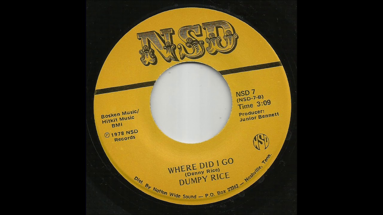 Dumpy Rice Dumpy Rice - Where Did I Go - YouTube