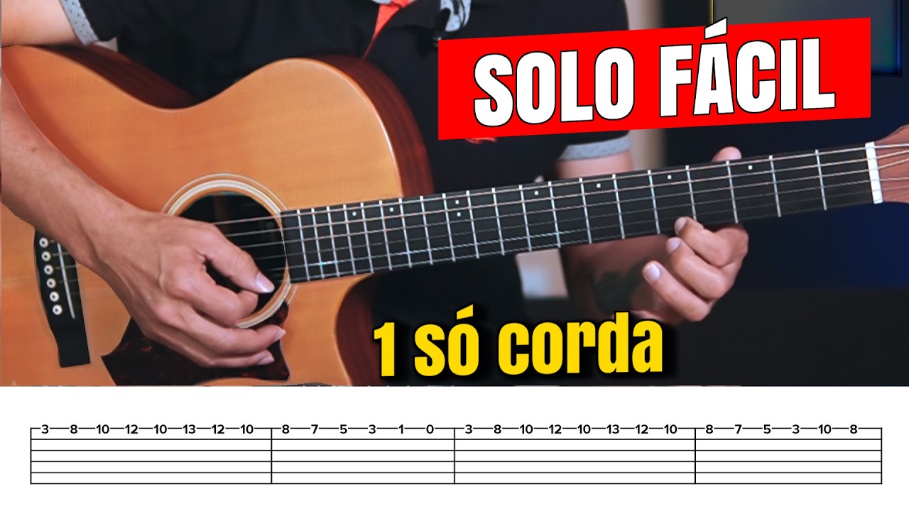 TOQUE DE MESTRE - Como impressionar tocando com apenas uma corda -  Sidimar Antunes