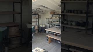 Welcome to my pottery studio… #pottery #potterystudio #ceramics
