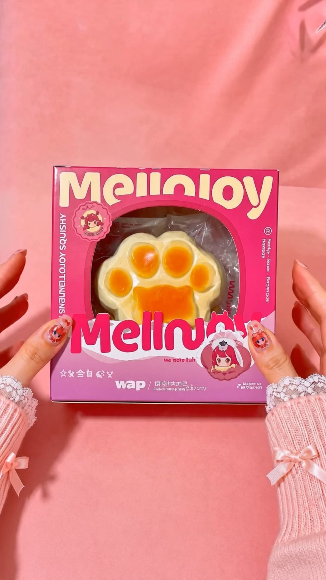 Mellojoy（メロジョイ）の「猫爪チーズ」スクイーズをゲッチュしたので