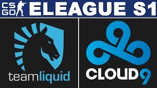 Liquid vs Cloud9 Map 1 BO1 ELEAGUE Season 1