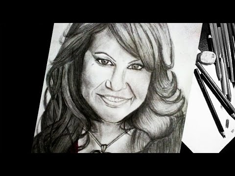 💋💅DIBUJO a JENNI RIVERA | DRAW JENNI RIVERA | VIVAS ART - thptnganamst.edu.vn