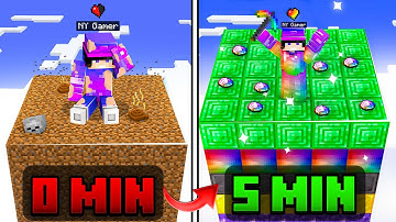 Minecraft But, Chunk Changes Every Minute