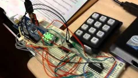 Keypad and Temprature Sensor