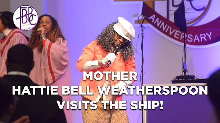 Mother Hattie Bell Weatherspoon Visits The Ship!