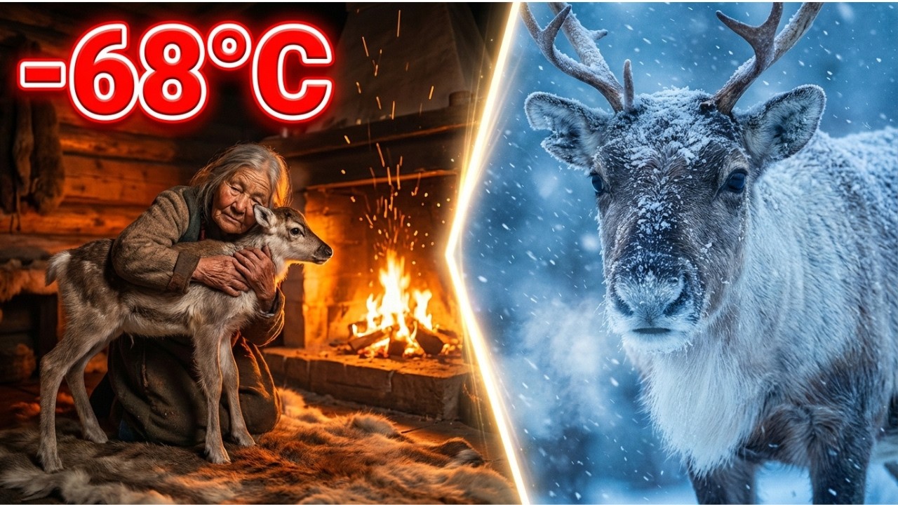 (–68°C)❄️🦌Coldest Rescue on Earth -A Mother Reindeer Stood All Night… Until We Saw Why-RRA