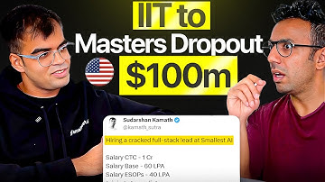 IIT to Masters Dropout Builds $100M+ Company! Ft. Sudharshan Kamath
