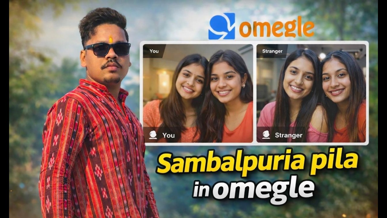 Odia Pila on Omegle 😍 Random Video Call with Girls | Funny & Reactions 😂#trending #odia #subscribe
