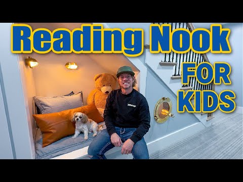 UNDER STAIRS READING NOOK - Utilizing Wasted Space