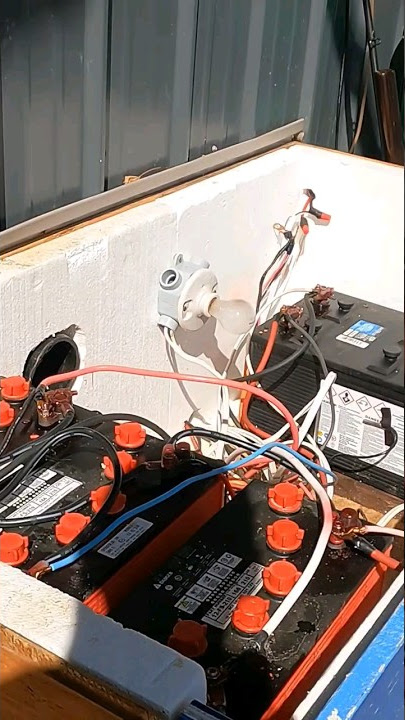 Off Grid Cabin Solar Batteries #outdoors #renewableenergy