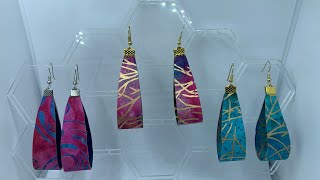 How to make Fabric Earrings