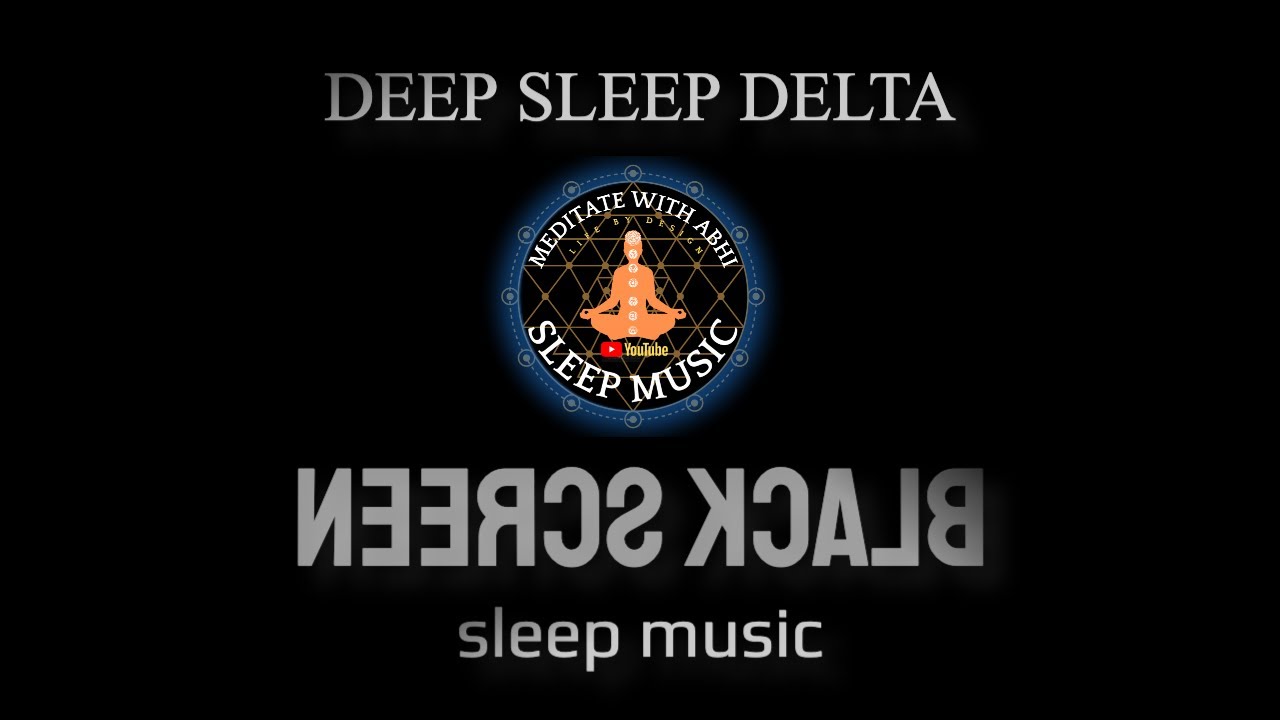 Sleep Music 528 Hz Miracle Tone Black Screen 8 hours ☯ Deep Delta Waves ...