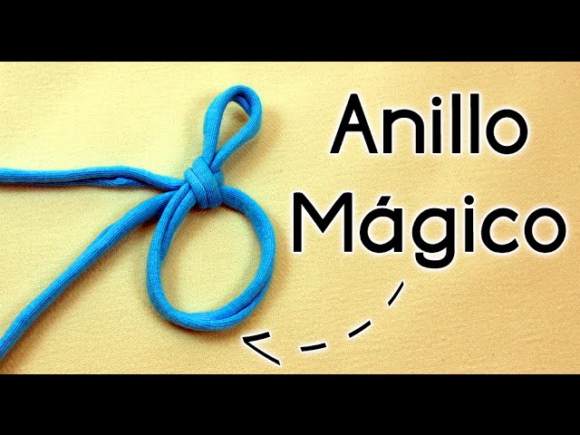 Como hacer un anillo magico en crochet