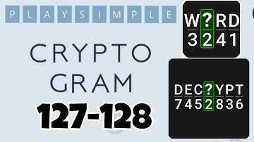 PlaySimple CRYPTOGRAM level 127 128