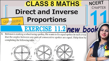 Class 8 Maths Ex 11.2 Ques 3 Solution | Class 8 New Book Chapter 11 Direct & Inverse Proportions