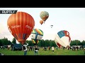 Фестиваль воздухоплавания «Золотое кольцо» в Переславле-Залесском — видео