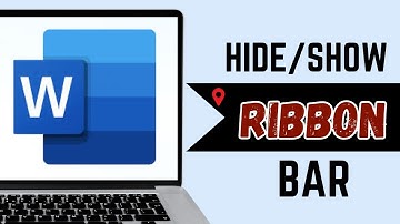 How To Hide Or Show Ribbon Bar In Microsoft Word