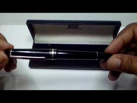 cara mengisi tinta pulpen montblanc fountain pen model vacuum putar