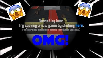 I got banned in a server in krunker.io