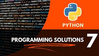 #programmingsolutions || Python || Number Patterns || Part 7 || A Complete Computer Guide Update