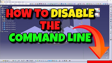 CATIA V5 - Disable the command line to enable single letter hotkeys