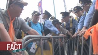 国会前でサヨク発狂！？～安保法案が衆院可決 【THE FACT FASTBREAK】
