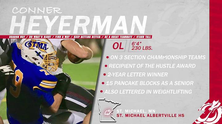 Conner Heyerman (OL/TE, 6-4, 230, St. Michael, Min...