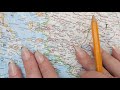 Asmr  artvin  aydn trkiye history  geography  soft spoken map tracing google earth