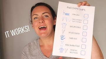 How to Get You Kids to do Chores! | KIDS CHORE CHART FREE PRINTABLE
