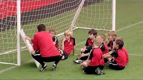 Soccer Coaching Attacking Drill: Attacking 1v1/2v1