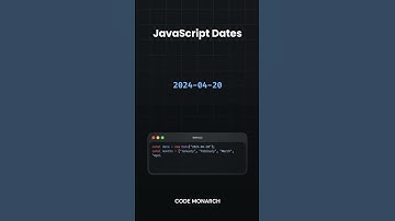 Master JavaScript Date Methods: Tips and Tricks You Must Know! 🕒 #js #programming #codemonarch