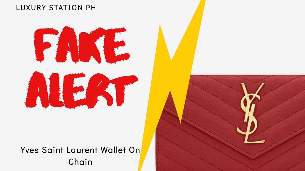 FAKE ALERT‼️ YVES SAINT LAURENT WALLET ON CHAIN