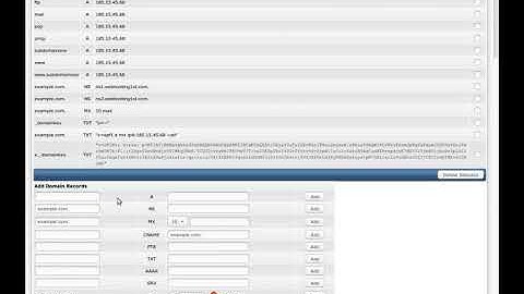 DirectAdmin - How to edit DNS entries?
