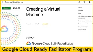 Qwiklabs: Creating a Virtual Machine | GSP001 | Google Cloud Platform | #GoogleCloudReady