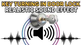 🔑 Key Turning in Door Lock Sound Effect | Realistic Unlock & Lock Sound 🔊 #Shorts #SoundEffects #SFX