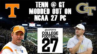Tennessee at Georgia Tech NCAA 27 Modded on PC with MAX Settings stream