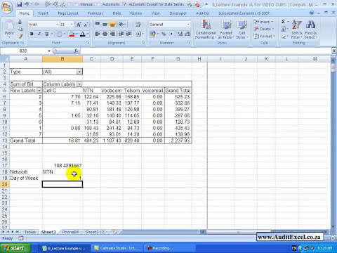 Extract a single cell from a Pivot Table in Excel 2007- same for the latest versions of Excel