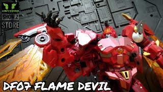 Review Transformers Jinbao DF-07 Flame Devil Masterpiece Transmetal Megatron Javitron Show.z store