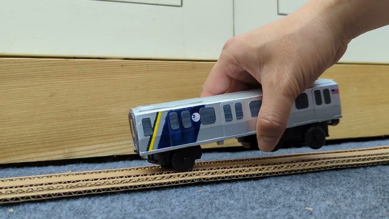 Make Subway MTA NYC R211 with paper - Trailer Video - YouTube