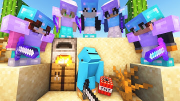 Minecraft Speedrunner VS 5 Hunters REMATCH