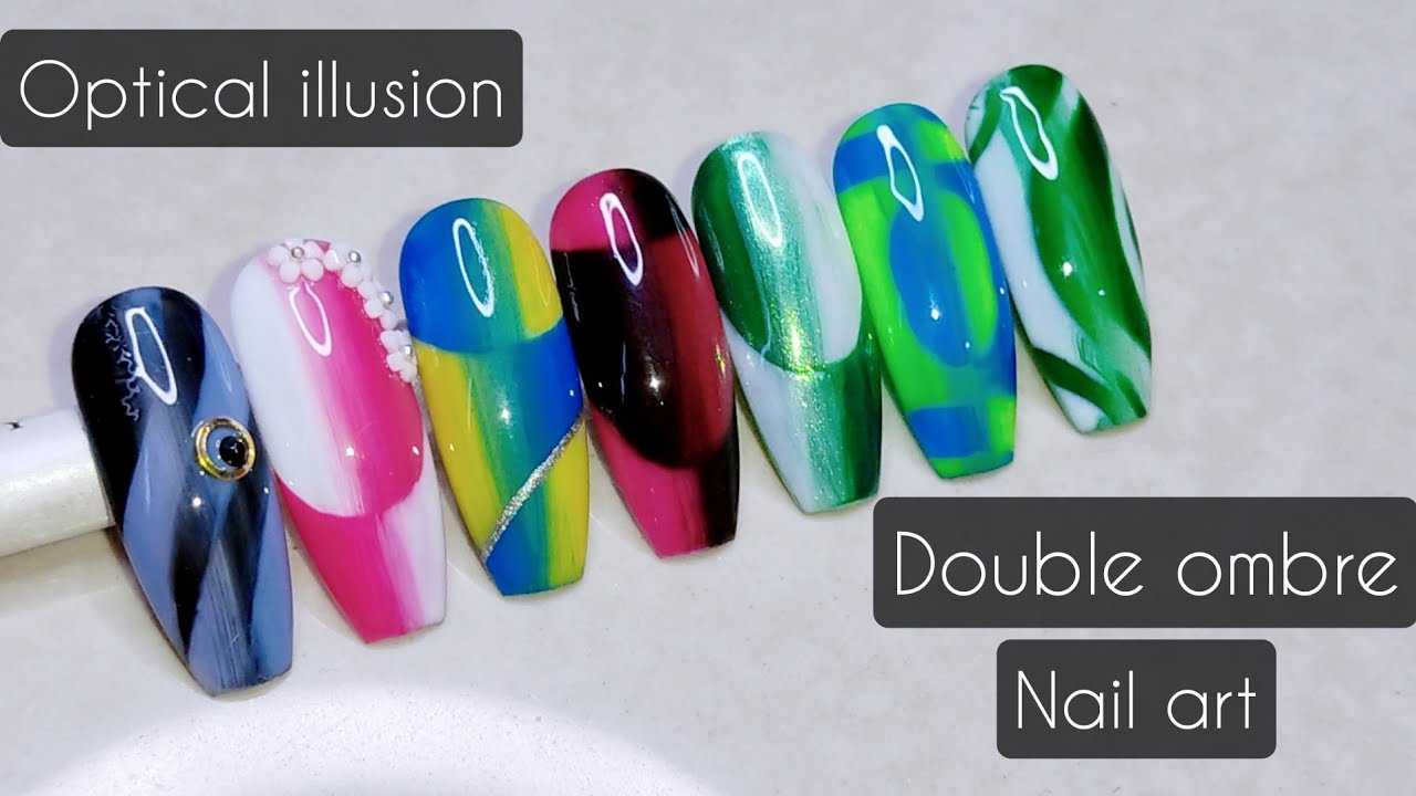 1. Ombre nail design for short nails in 2024 - wide 5