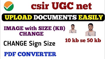 CSIR UGC NET 2025 Document Upload Problem Solved || How to Upload Photo & Signature for CSIR UGC NET