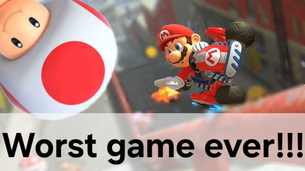 Getting better (not really) at Mariokart world!
