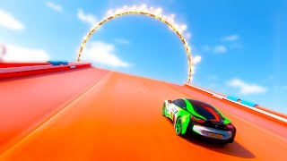 DRIVING ON THE CRAZIEST HOT WHEELS TRACKS! (Forza Horizon 5)