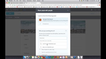 PebblePad: Share with People