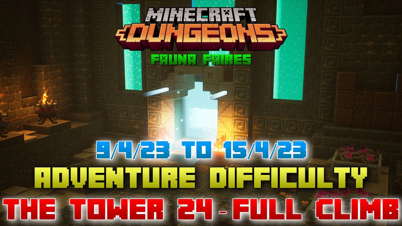 Guia Para Concluir a TORRE - Minecraft Dungeons Fauna Faire #2 